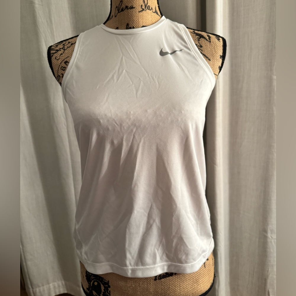 Nike Women's White Dri-fit tank